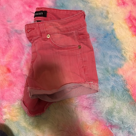 DKNY pink girls shorts - Picture 3 of 4